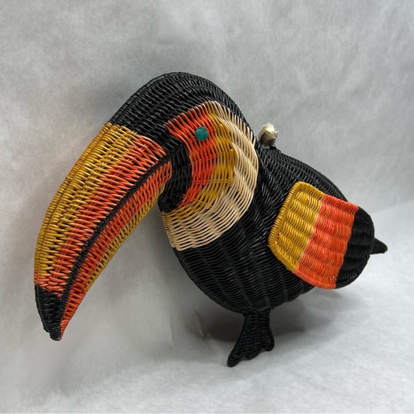 SERPUI Toucan Wicker Crossbody / Clutch Bag - Picture 6 of 14